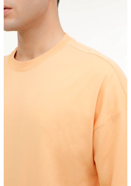 MB 11BS102 4fx Kayısı Erkek Kısa Kol T-Shirt