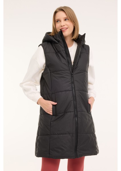 Wl Jun1 4 4pr Siyah Kadın Yelek