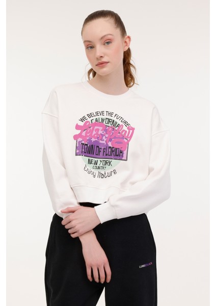 Wl Bonnı 16SS507 4pr Ekru Kadın Sweatshirt