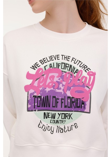 Wl Bonnı 16SS507 4pr Ekru Kadın Sweatshirt