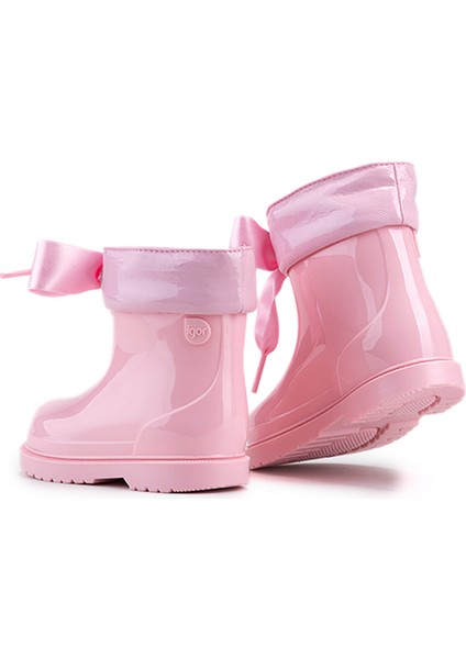 W10238 BIMBI LAZO Pembe Kız Çocuk Yağmur Çizmesi