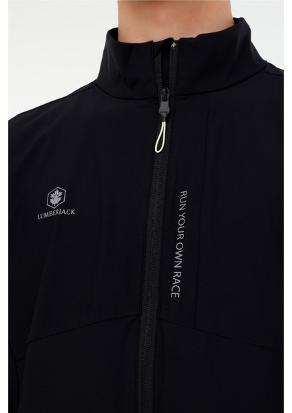 ml Quane 18PRF2026 4fx Siyah Erkek Eşofman Üstü