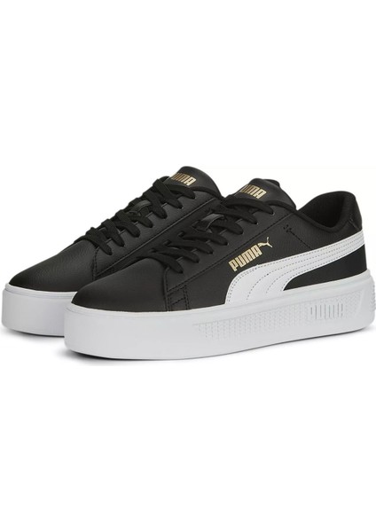 Smash Platform V3 Kadın Siyah Günlük Spor Ayakkabı 390758-02