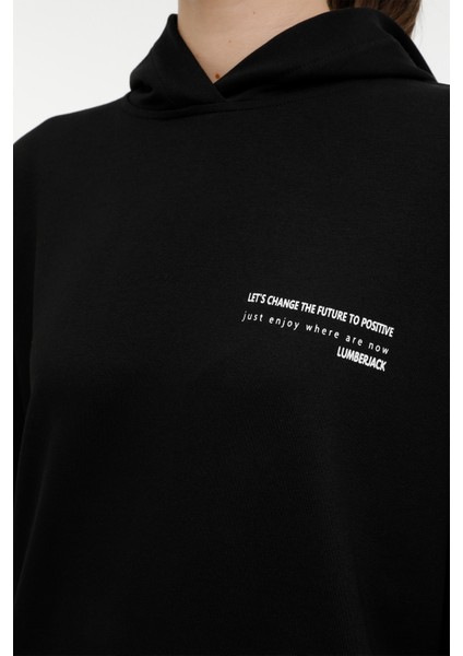 Wl Anna 17CT1179 3pr Siyah Kadın Sweatshirt