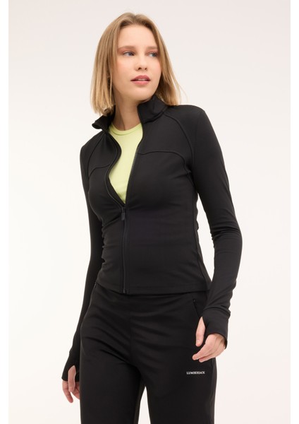 Wl Lıana 18MS423 4pr Siyah Kadın Eşofman Üstü