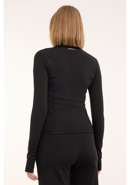 Wl Lıana 18MS423 4pr Siyah Kadın Eşofman Üstü