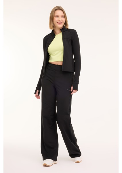 Wl Lıana 18MS423 4pr Siyah Kadın Eşofman Üstü