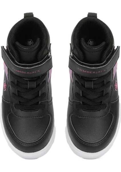 Rena Hı 4pr Siyah Kız Çocuk High Sneaker