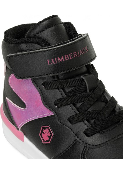 Rena Hı 4pr Siyah Kız Çocuk High Sneaker