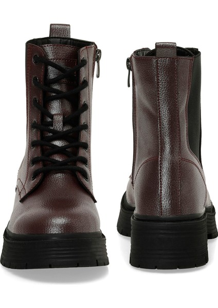 Talayo 4pr Bordo Kadın Bot