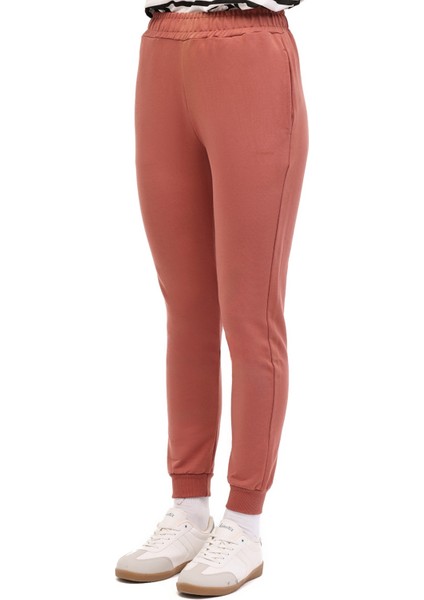 Wb Jogger 22SN86 3pr Gül Kurusu Kadın Eşofman Altı