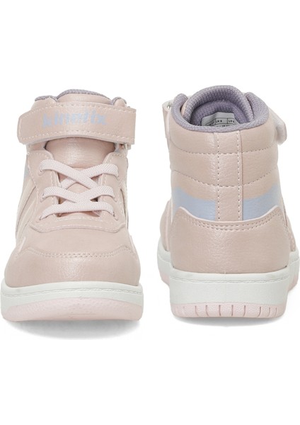 Cax Hı 4pr Pudra Kız Çocuk High Sneaker
