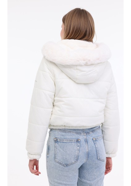 Wl Alba 2CN2120 4pr Ekru Kadın Kısa Kaban