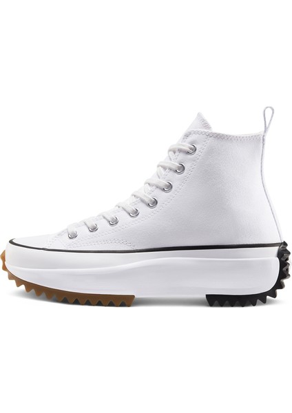 Run Star Hıke Canvas Platform Beyaz Kadın Sneaker 166799C
