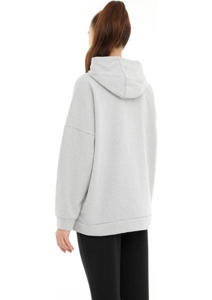 WL LAYLA 17GF83 3PR GRI MELANJ Kadın Sweatshirt