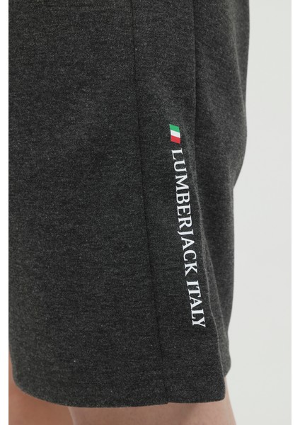 ML RENATO 20ITL1033 4FX ANTRASIT MELANJ Erkek Şort