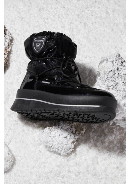 BUCK1081 FAIRY WP Siyah Kız Çocuk Kar Botu