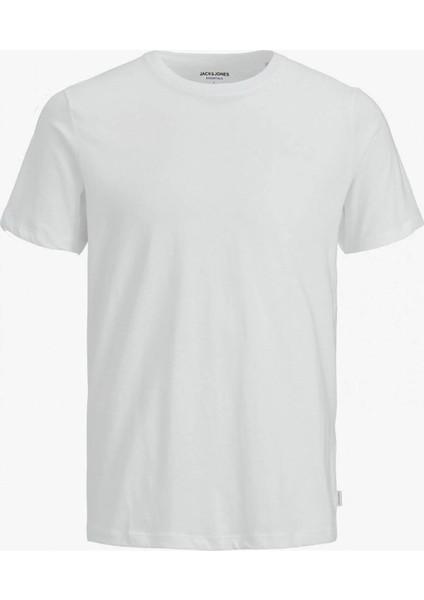 JJEORGANIC BASIC TEE SS O Beyaz Erkek Kısa Kol T-Shirt