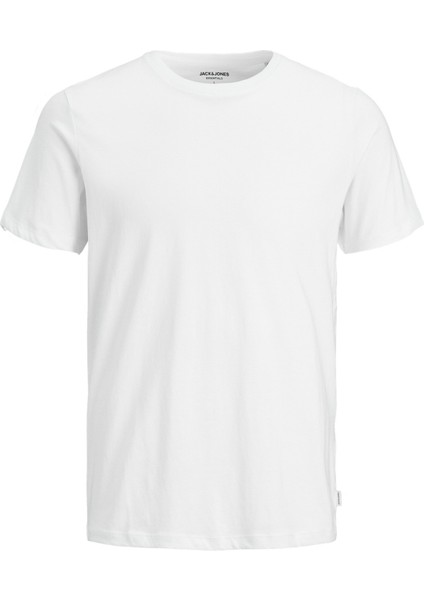JJEORGANIC BASIC TEE SS O Beyaz Erkek Kısa Kol T-Shirt