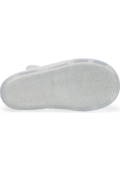 Star Glitter Unisex Çocuk Beyaz Sandalet