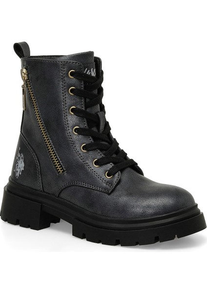 Hally 4pr Siyah Kız Çocuk Biker Bot