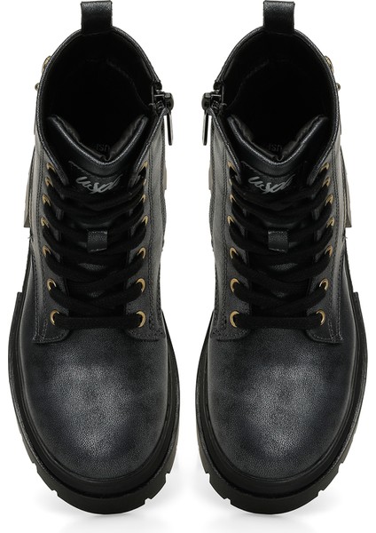 Hally 4pr Siyah Kız Çocuk Biker Bot