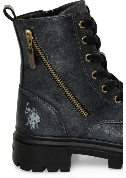 Hally 4pr Siyah Kız Çocuk Biker Bot