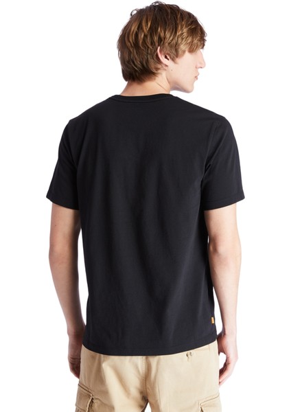 SS KENNEBEC RIVER TREE LO Siyah Erkek Kısa Kol T-Shirt