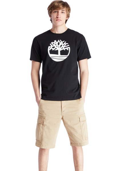 SS KENNEBEC RIVER TREE LO Siyah Erkek Kısa Kol T-Shirt