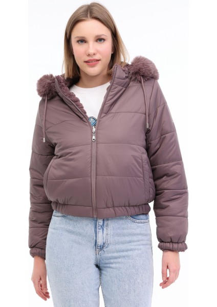 Wl Alba 2CN2120 4pr Kahverengi Kadın Kısa Kaban