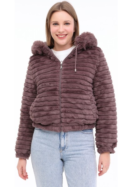 Wl Alba 2CN2120 4pr Kahverengi Kadın Kısa Kaban