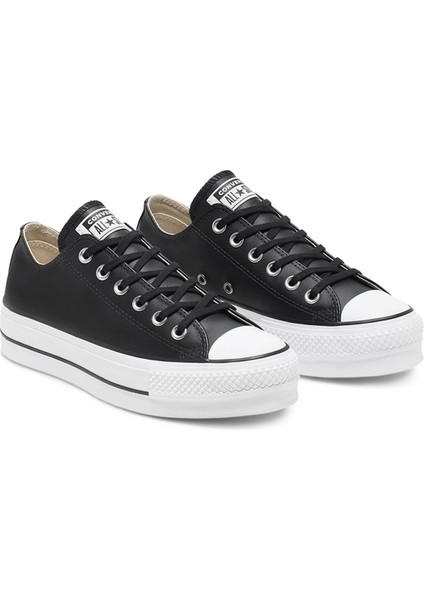 Chuck Taylor All Star Leather Platform Erkek Siyah Sneaker.001