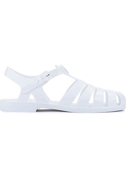 BIARRITZ Beyaz Kadın Düz Sandalet