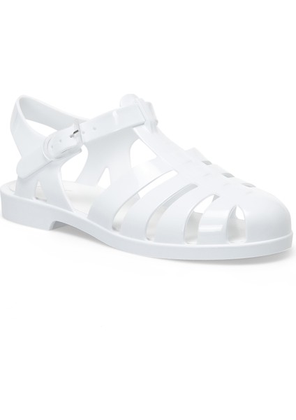 BIARRITZ Beyaz Kadın Düz Sandalet