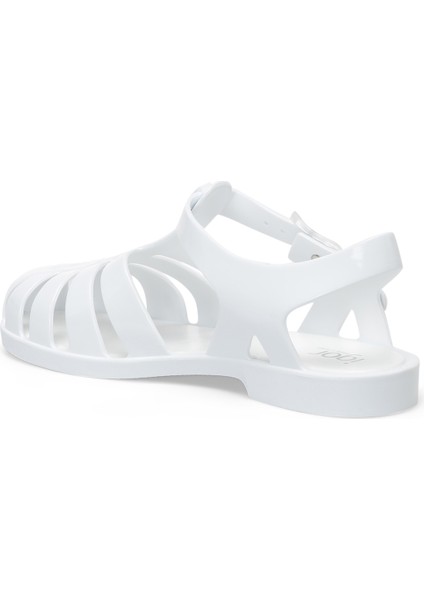 BIARRITZ Beyaz Kadın Düz Sandalet