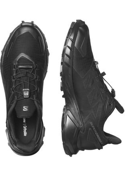 Supercross 4 GORE-TEX Erkek Siyah Patika Koşusu Ayakkabısı