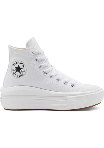 Chuck Taylor All Star Move Platform Hi Kadın Beyaz Sneaker.102