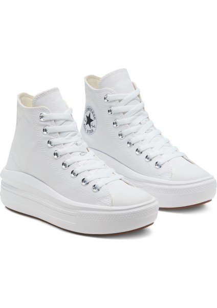 Chuck Taylor All Star Move Platform Hi Kadın Beyaz Sneaker.102