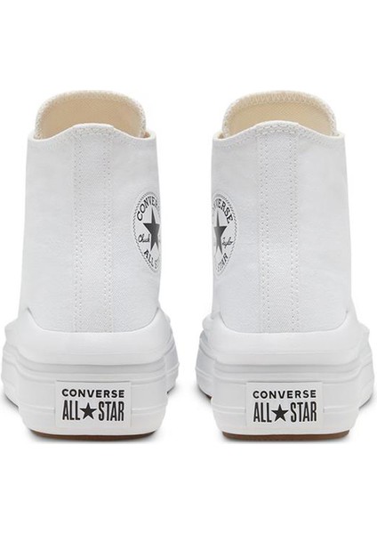 Chuck Taylor All Star Move Platform Hi Kadın Beyaz Sneaker.102