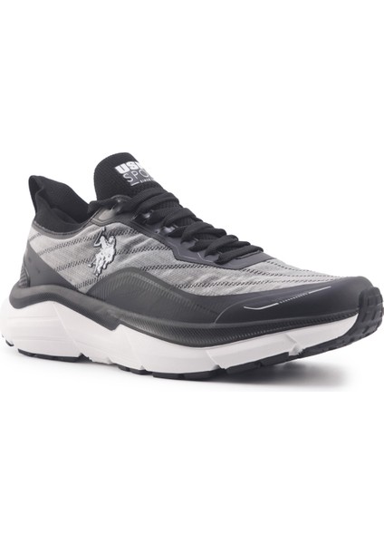 U.S Polo Assn.101502290 Steven FX K.Gri-Siyah Erkek Spor Ayakkabı