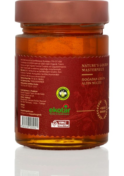 Organikİç Anadolu Çiçek Balı(Kayseri)450 gr3'liSet