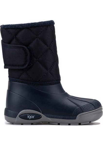 Topo Skı Nylon Lacivert Erkek Çocuk Kar Botu