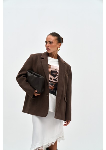 Howell Koyu Kahve Blazer Ceket
