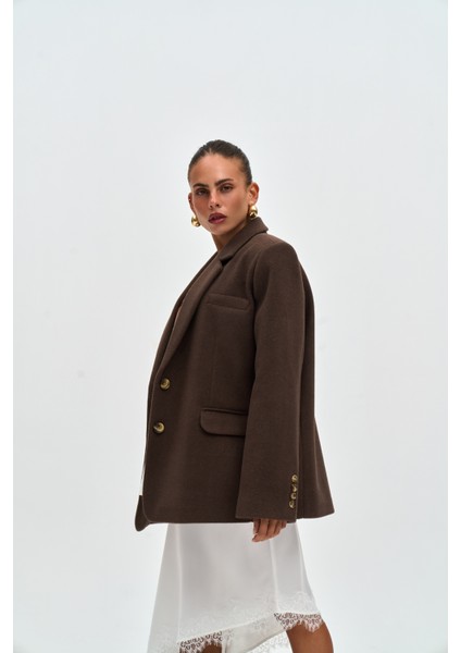 Howell Koyu Kahve Blazer Ceket fırsatları