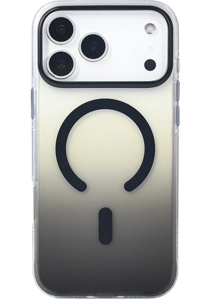 Apple iPhone 17 Pro Max Kılıf M-Safe Şarj Özellikli Transparan Renk Geçişli Redclick Toros Kapak fiyatları