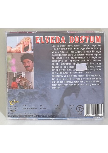 Elveda Dostum VCD Harika Avcı Kadir Inanır (Orijnal Dönem Baskı Vcd) fiyatları