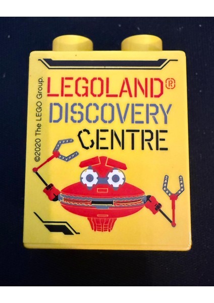 land Discovery Centre 2020 Crab Pattern Duplo Brick 1X2X2