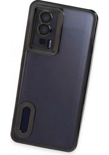 Xiaomi Poco F5 Pro Kılıf Slot Silikon - Siyah modelleri