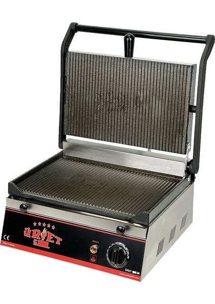 12 Dilim Döküm Tost Makinesi, Gri, Dayanıklı ve Pratik Kullanım