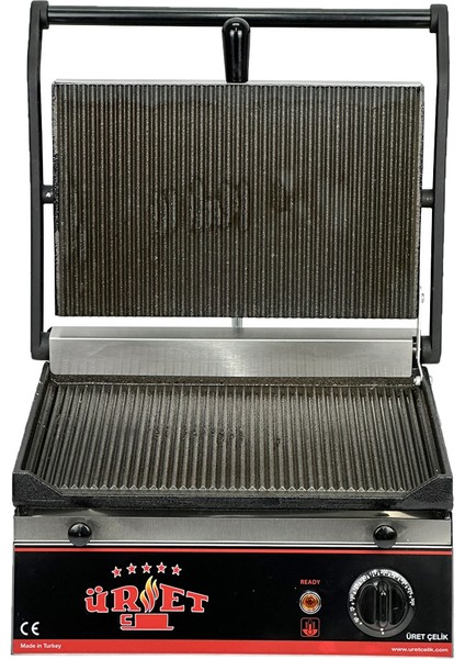 12 Dilim Döküm Tost Makinesi, Gri, Dayanıklı ve Pratik Kullanım